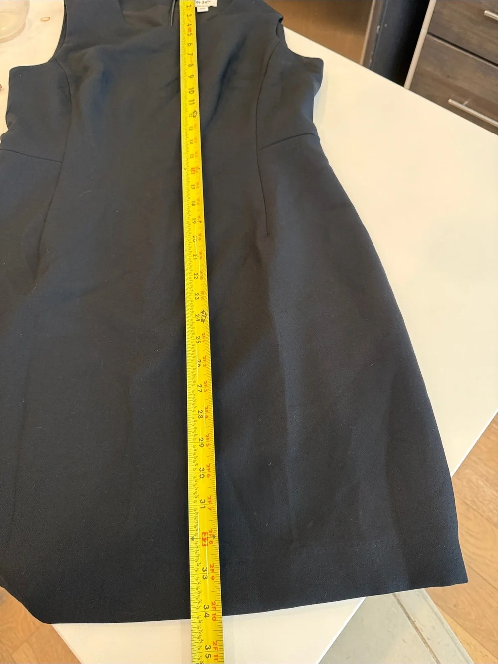 On 34th Classic Sleeveless Black Shift Dress - Women's